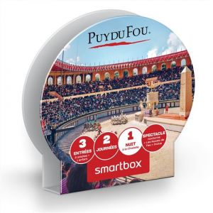Smartbox Puy du Fou – Séjour 2 jours / 1 nuit – Hôtel La Citadelle 2 adultes et 1 enfant en 2024 - Coffret Cadeau | 1 nuit en cha