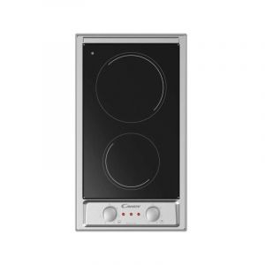 Plaque de Cuisson Vitroceramique CANDY Idea 2 foyers L 30cm CH32XK Noir