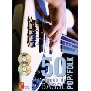 Play Music Publishing Tauzin Bruno - 50 Lignes De Basse Pop & Folk + Cd + Dvd