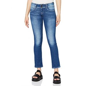 Pepe Jeans Gen Jeans Femme, Bleu (10oz Str 8dip Royal Dk), 28W / 30L