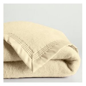 Couverture pure laine vierge Woolmark 600 g/m²