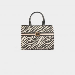 Morgan Sac cabas imprimé léopard ivoire femme - Taille TU