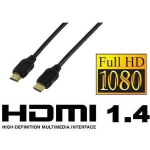 Bulk CABLE-5503-1.0 - Cordon HDMI 1.4 Ethernet Channel mâle/mâle plaqué or 1 m