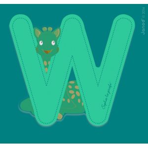 Janod Lettre W Sophie la Girafe