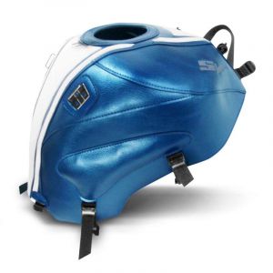 Bagster Tapis de r&eacute;servoir azur nacr&eacute;/d&eacute;co blanc (1714B) Suzuki SV650 16-