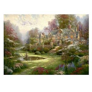 Image de Schmidt Puzzle Thomas Kinkade: La maison de campagne 2000 pièces