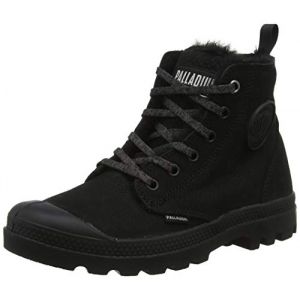 Palladium Pampa Hi Zip WL, Bottes & Bottines Souples Femme, Noir