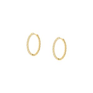 Cleor Boucles d'oreilles pour femme en Argent 925/1000 serti de zircon - 0.004 g - taille : 2.4CM - Z0160945