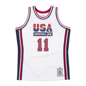Mitchell & ness Maillot domicile authentique Team USA Karl Malone 1992