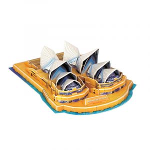 Dam Puzle 3d de l'op&eacute;ra de sydney. Il contient 34 pi&egrave;ces.