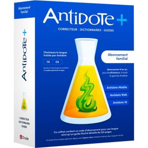 Image de Logiciel Antidote+ Familial (Antidote 10 + Antidote Web + Antidote Mobile / fran&ccedil;ais ou anglais) - PC ou Mac - 1 an [Windows]