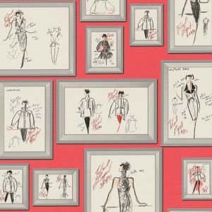 A.S. Creation Papier peint intiss&eacute; 378462 Karl Lagerfeld - Papier peint original Gris Argent - 10,05 x 0,53 m