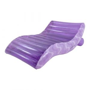 Chaise Longue Gonflable Piscine PVC Violet