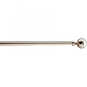 Acaza - Tringle &agrave; Rideau Extensible de 240 &agrave; 360 cm, argent