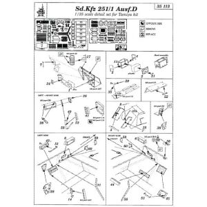 Eduard MAQUETTE SD.KFZ 251/1 AUSF.D TAMI 1/35 35113