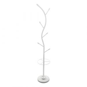 Versa Derby Porte-Manteau Vêtements Style Minimaliste, 185x30x30cm - Blanc