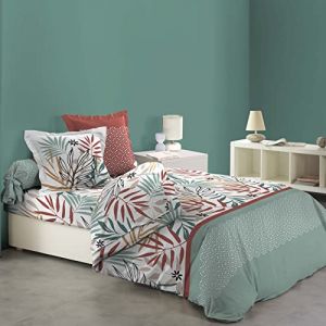 Parure de Lit 6 Pièces "Melvina" 240x220cm Vert Prix