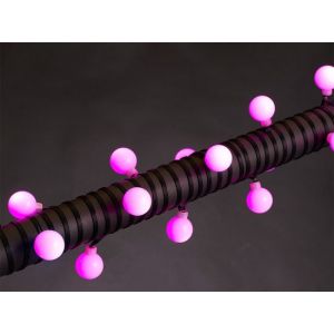 Vellight Cursa LED, guirlande lumineuse, 8 m, 15 LED, RVB, câble noir, pour l'intérieur, Bluetooth, 12 V