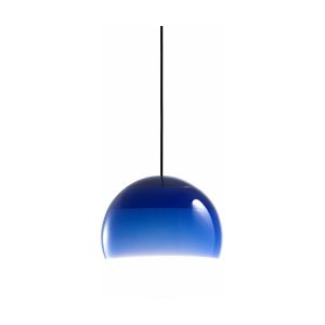 Suspension globe 13,5 cm bleu Dipping Light - Marset