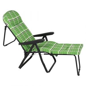 Metalfar Chaise Longue T.OT. Sofia C/Rallonge SOFIAJ, Plastique, m&eacute;tal, Tissu, Come da foto