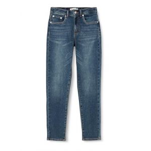 Jean mom ajusté stretch taille haute