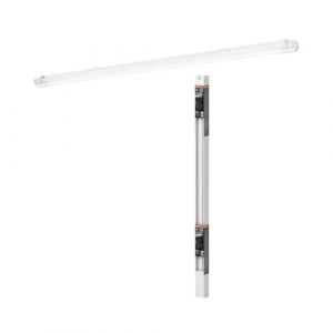 Osram Réglette LED blanc avec boîtier tôle d'acier, blanc chaud, remplace luminaires T8, protection IP20 pour l'intérieur