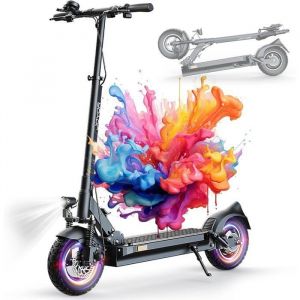 JOYOR Y8-S - Trottinette électrique - ABE - Autonomie 85km - Moteur 500W - Max 20km/h Pneus 10 pouces Batterie 48V26Ah Noir