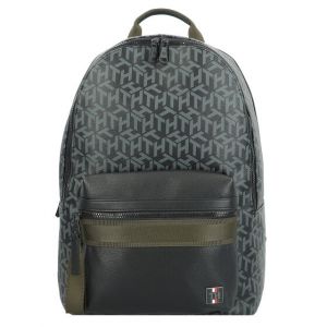 Image de Tommy Hilfiger Sac à dos imprimé zippé avec compartiment pour l'ordinateur portable Noir