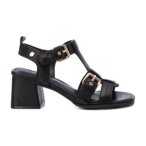 Carmela pour femme. Sandales en cuir 161629 noir - Hauteur du talon 6c