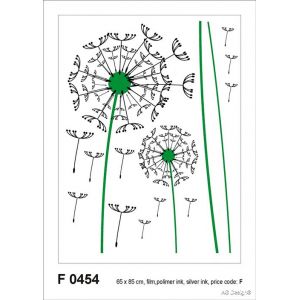 Image de AG Bebe Gavroche Dandelion silver, Grand sticker mural 65 x 85 cm