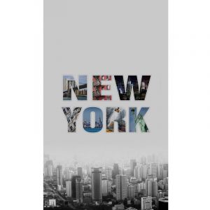 AG Design New York Rideaux pour Salon, Cuisine, Chambre à Coucher, abri de Jardin, 140 x 245 cm, 1 pièce, FCS L 7598 Gris