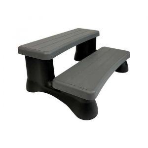 Lekovic Industries - Escalier pvc 2 marches pour spas Neospa Longueur 86 cm