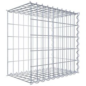 Gabion sur toile type 2 50 cm x 50 cm x 30 cm (L x H x P), maille 5 cm x 10 cm, spirale