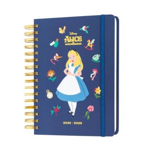 Grupo erik Agenda scolaire Disney Alice au pays des merveilles 2025/2026, page A5, 12 mois
