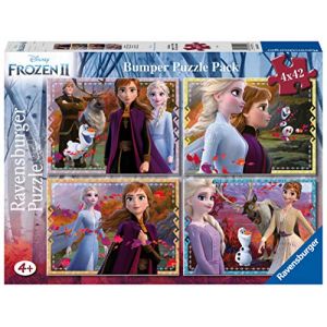 Ravensburger Reine des Neiges 2 Puzzle 4x42 Bumper Pack, 05023