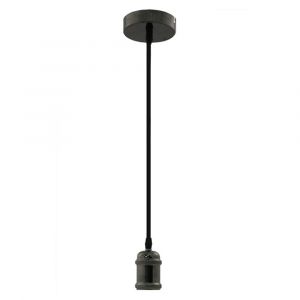 Wonderlamp w-a000014 Douille Suspension E27, graphite, 150 x 5 x 10 cm