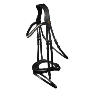 Waldhausen Bridon équitation muserolle combinée S-Line Essential