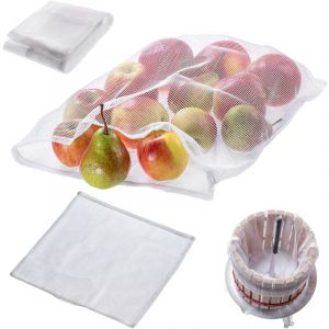 Kadax - Filtre pour presse sac filtrant presse-agrumes jus de vin insertion de fruits 12L