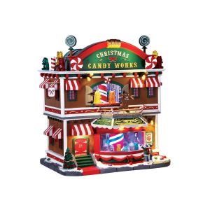 Lemax La maison des bonbons de Noël avec adaptateur 4,5 V