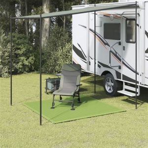 VidaXL Tapis de tente vert clair 250x250 cm HDPE, tapis d'extérieur, tapis de patio, tapis de jardin, tapis extérieur, tapis de camping