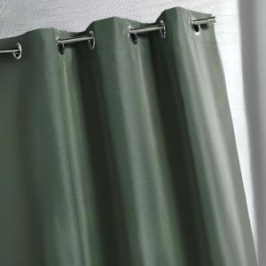 Homemaison Rideau Ameublement -Rideau en Toile - Rideau Outdoor -Rideau d'Ameublement Vert Kaki- Rideau 140 X 260 cm