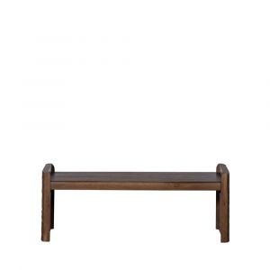 Banc en bois L120cm bois foncé