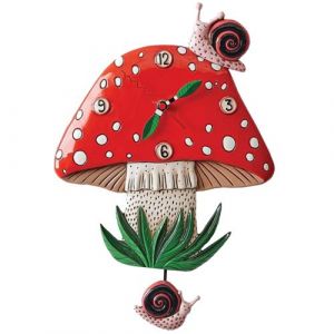 ENESCO Horloge Champignon Allen Designs