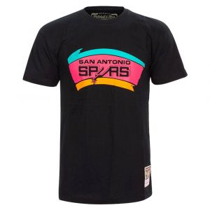 Mitchell & ness T-shirt San Antonio Spurs NBA Neon Logo