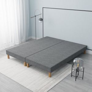 Elite Mattress - First Sommier 180x200 (2x90x200) Tapissier Gris