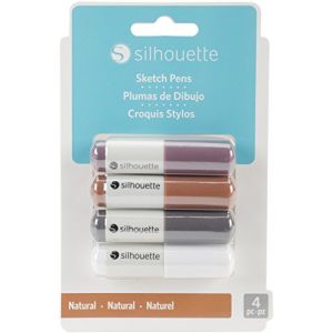 Image de Silhouette Stylo pour machine de d&eacute;coupe Naturel 4 pcs