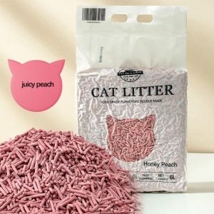 Litière Pour Chat - Ddcaqioua - 6l - Végétale - Sans Poussière - Agglomérante