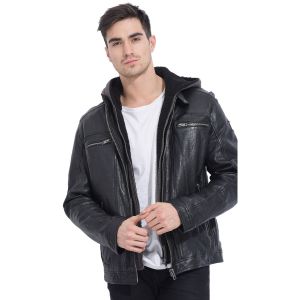 Oakwood Veste Blouson avec capuche DRINK Noir Noir - Taille EU M,EU L,EU XL