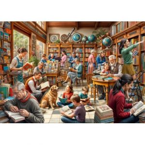 Bluebird Puzzle Librairie