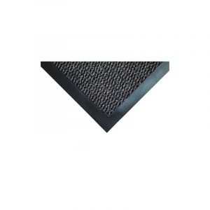 Coba Tapis d'entrée économique Vyna-Plush 120 x 180 cm gris - Maxiburo